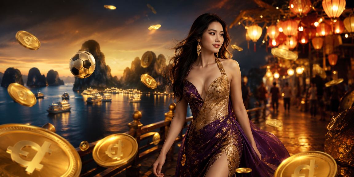 Người dùng thực hiện giao dịch tài chính trực tuyến tại chợ đêm vịnh Hạ Long